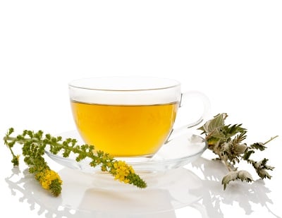  Eine Kräuterpflanze und Tee zur Potenzsteigerung