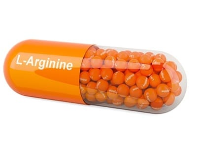 Eine Kapsel mit L-Arginin