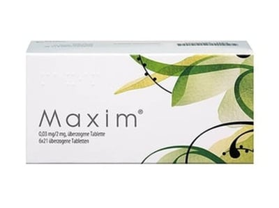  Eine Packung Maxim-Pillen