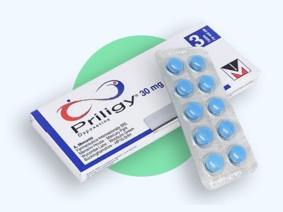 Ein Bild von Priligy 30 mg Tabletten