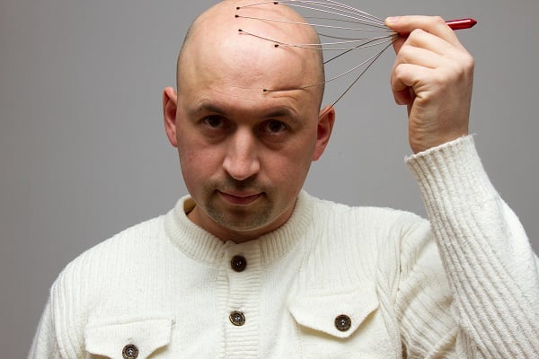 Ein Kopfhaut-Massagegerät