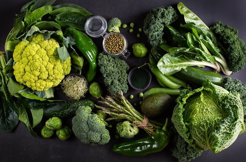 Grünes Gemüse wie Brokkoli für Testosteron